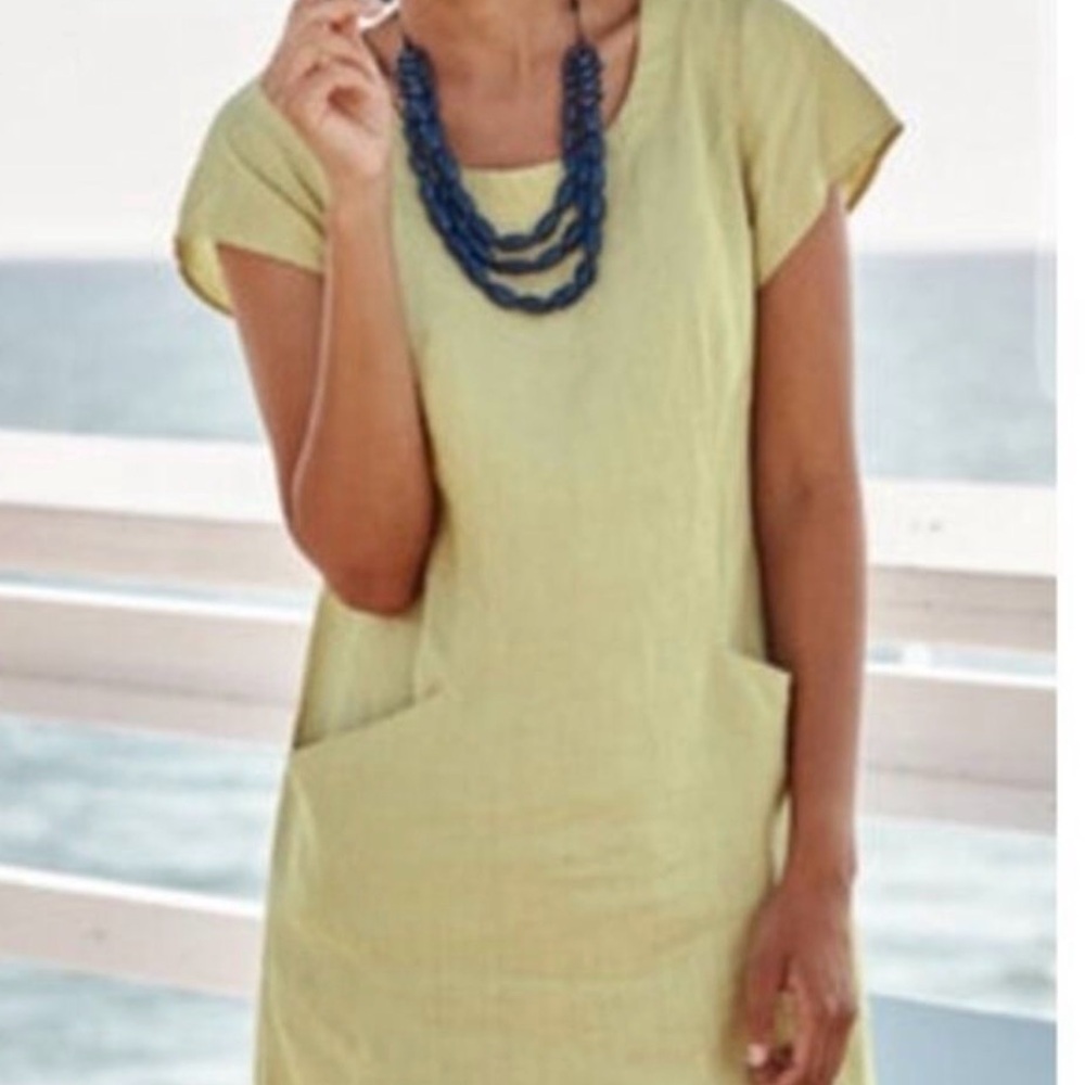 J. Jill Sage Green Midi Dress (medium)